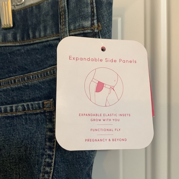 Midi Maternity jean shorts - Picture 5 of 6